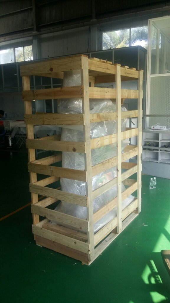 Khung kiện gỗ bảo vệ h&agrave;ng h&oacute;a